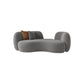 Wool Contemporary Recessed Arm Sofa Curved Sofa for Living Room, Apartment Clearhalo 'furn' 'furn_sofas' 'Furniture' 'Living Room Furniture' 'Sofa' 'sofas' 1200x1200_36d686bc-830c-4dee-bdc1-6cd3edf03c3c