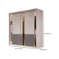 Contemporary Style Wardrobe Wooden Bedroom Wardrobe Closet with Shelves