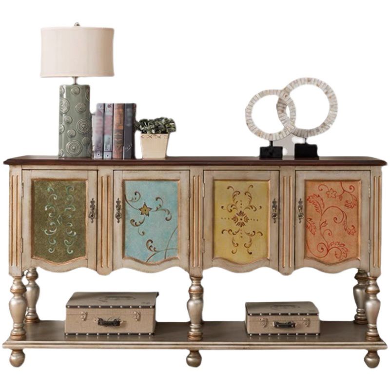 Tavolo da console del rettangolo di campagna francese Tavolo accento per console in legno per Hall