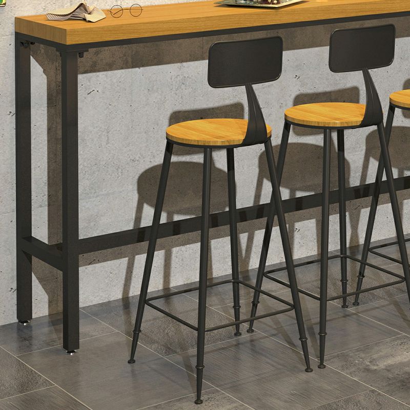 Industrial 1/2/6/11 Pieces Solid Wood Bar Table Set Rectangular Counter Set for Home Use Clearhalo 'Bar Furniture' 'furn' 'furn_home_bar_bar_sets' 'Furniture' 'Home Bars & Bar Sets' 'home_bar_bar_sets' 'Kitchen & Dining Furniture' 1200x1200_36de3010-0014-4706-8501-7fbf1061ccfc