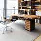 Industrial Natural Rectangular Executive Desk Home Office Desk with Metal Legs Clearhalo 'furn' 'furn_office_desk' 'Furniture' 'Office Desks' 'Office Furniture' 'office_desk' 1200x1200_36dedbea-b396-428a-9ec8-126e1cfda218