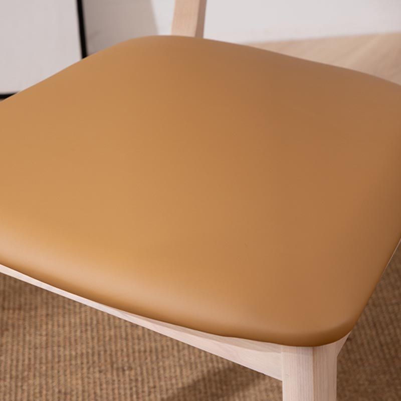 Wood Dining Side Chair Open Back Dining Side Chair for Dining Room Clearhalo 'Dining Chairs' 'Dining Tables & Seating' 'dining_chair' 'furn' 'furn_dining_chair' 'Furniture' 'Kitchen & Dining Furniture' 1200x1200_36dfb80d-fa11-470e-b0e9-7ce06d11aab6