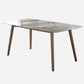 Simple Sintered Stone Dining Table 4 Legs Wood Base Rectangle Table for Home Clearhalo ' dining_table' 'Dining Tables & Seating' 'Dining Tables' 'furn' 'furn_dining_table' 'Furniture' 'furniture_dining_table' 'Kitchen & Dining Furniture' 'kitchen&dining_furn' 'kitchen' 'kitchen_dining_table' 1200x1200_36dff42c-e7df-4183-8d04-cd5445212b99