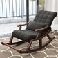 26.37 "L x 49.21" W x 35.03 "H Accent stoel Solid Wood Lounge Chair