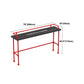 Industrial Wood Bar Table with Rectangle Table Top Red Trestle Table - 45.28" H Clearhalo 'Bar Furniture' 'Bar Tables' 'bar_tables' 'furn' 'furn_bar_tables' 'Furniture' 'furniture_bar_tables' 'Kitchen & Dining Furniture' 1200x1200_36e319d7-f20a-40df-a50e-7c89b6177eba