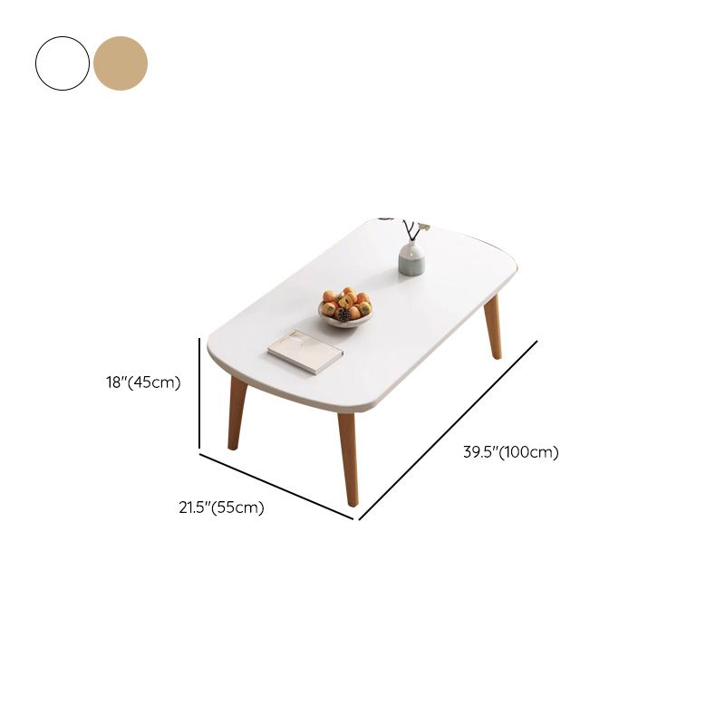 Contemporary Coffee Table Folding Wooden Coffee Cocktail Table