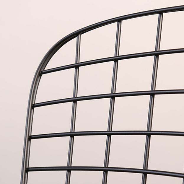 Contemporary Metal Dining Armless Chairs Open Back Dining Side Chair for Home Use Clearhalo ' kitchen&dining_furn' 'Dining Chairs' 'Dining Tables & Seating' 'dining_chair' 'furn' 'furn_dining_chair' 'Furniture' 'furniture_dining_chair' 'Kitchen & Dining Furniture' 'kitchen' 1200x1200_36ed637a-9e22-43f0-a3c9-81b589aeb224