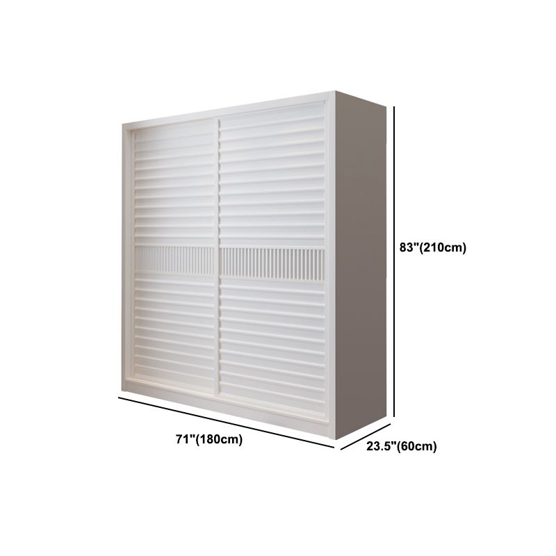 Armario blanco moderno Armario Armario de madera Gabinete con estantes