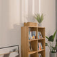 Natural Scandinavian Etagere Bookshelf White Oak Open Bookcase Clearhalo 'Bookcases' 'furn' 'furn_bookcases' 'Furniture' 'furniture_bookcases' 'Office Furniture' 1200x1200_36efa702-526e-4bfb-a1a3-c149de022680