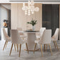 Glam Home Convertible Dining Table Sintered Stone Round Pedestal Table Clearhalo 'Dining Tables & Seating' 'Dining Tables' 'dining_table' 'furn' 'furn_dining_table' 'Furniture' 'furniture_dining_table' 'Kitchen & Dining Furniture' 'kitchen' 'kitchen_dining_table' 1200x1200_36f0340b-b710-4fcf-a619-b31ae88c7e69
