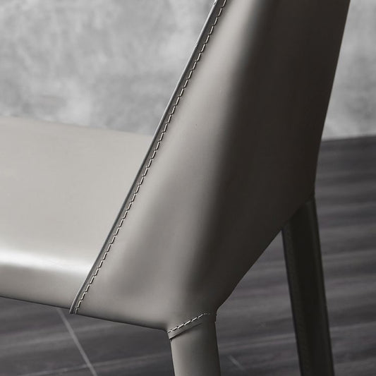 Scandinavian Style Solid Back Chair for Home Use Metal Dining Room Chairs Clearhalo ' kitchen&dining_furn' 'Dining Chairs' 'Dining Tables & Seating' 'dining_chair' 'furn' 'furn_dining_chair' 'Furniture' 'furniture_dining_chair' 'Kitchen & Dining Furniture' 'kitchen' 1200x1200_36f1eeeb-a09d-4912-a97e-0723aa778b3a