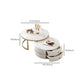 Round Coffee Table Slate Frame Nesting Coffee Table Set with Drawer Clearhalo 'Coffee & Accent Tables' 'Coffee Tables' 'coffee_tables' 'furn' 'furn_coffee_tables' 'Furniture' 'Living Room Furniture' 1200x1200_36f2df72-992c-40e9-97d2-b9c7780d6a2c
