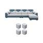 Contemporary Removable Cushions Sectionals 35.43"High Pillow Top Arm Sofa with Storage Clearhalo 'furn' 'furn_sectionals' 'Furniture' 'furniture_sectionals' 'kitchen' 'kitchen_sectionals' 'Living Room Furniture' 'Sectionals' 1200x1200_36f3d495-47f5-40a5-8430-f1a13cf0510e