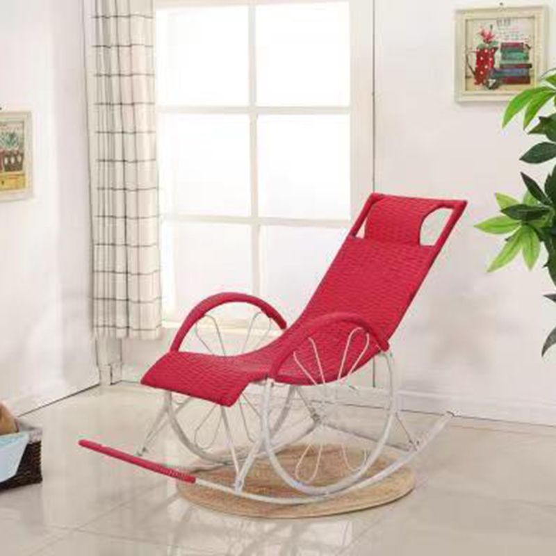Mid Century Modern Style Rocking Chair Indoor Rattan Rocking Chair Clearhalo 'Chairs & Seating' 'furn' 'furn_rocking_chairs' 'Furniture' 'Living Room Furniture' 'Rocking Chairs' 'rocking_chairs' 1200x1200_36f4e157-568c-42e4-a617-45c07258e4e8