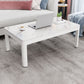 17"H Contemporary Coffee Table Rectangle White Coffee Cocktail Table Clearhalo 'Coffee & Accent Tables' 'Coffee Tables' 'coffee_tables' 'furn' 'furn_coffee_tables' 'Furniture' 'Living Room Furniture' 1200x1200_36f557f8-7866-4ad4-a2ff-6596f8e3966a