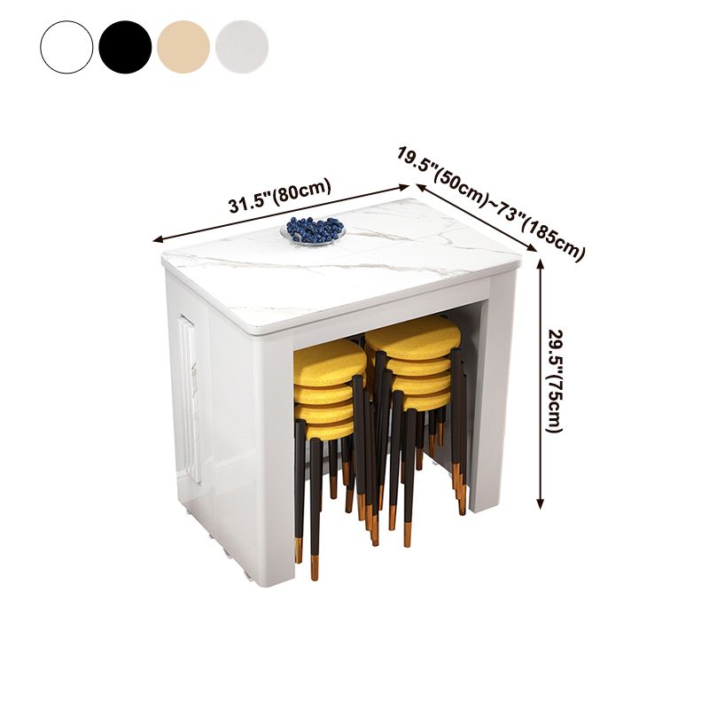 73'' Artificial Foldable Dining Table Extendable Rectangle Table with 5 Legs Clearhalo ' dining_table' 'Dining Tables & Seating' 'Dining Tables' 'furn' 'furn_dining_table' 'Furniture' 'furniture_dining_table' 'Kitchen & Dining Furniture' 'kitchen&dining_furn' 'kitchen' 'kitchen_dining_table' 1200x1200_36f6a7bc-2a48-46a5-88c8-20a5ae06859c