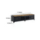 17.72"H TV Stand Industrial Style Enclosed Storage TV Console with 4 Doors Clearhalo 'furn' 'furn_tv_stands_entertainment_centers' 'Furniture' 'Living Room Furniture' 'TV Stands & Entertainment Centers' 'TV Stands & Media Storage Furniture' 'tv_stands_entertainment_centers' 1200x1200_36fcaff4-0fd8-43ef-acd6-0856655b0c77