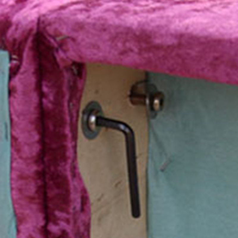 Tufted Split-Back Sofa Velvet Flared Arm Curved Sofa 33.46 inch High