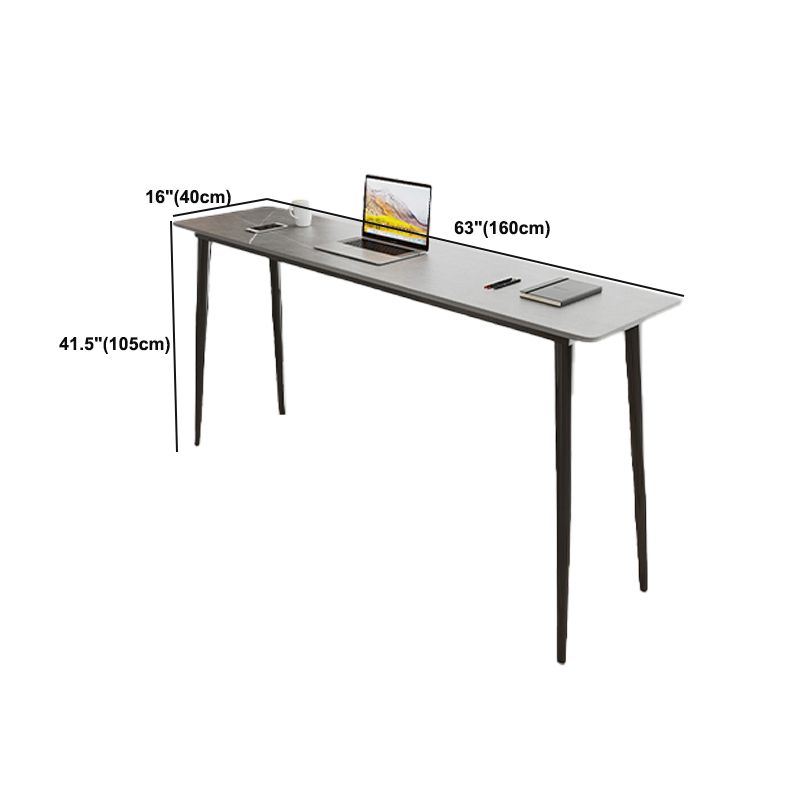 Tavolo da bar in stile moderno rettangolo di pietra bar tavolo da pranzo con 4 gambe