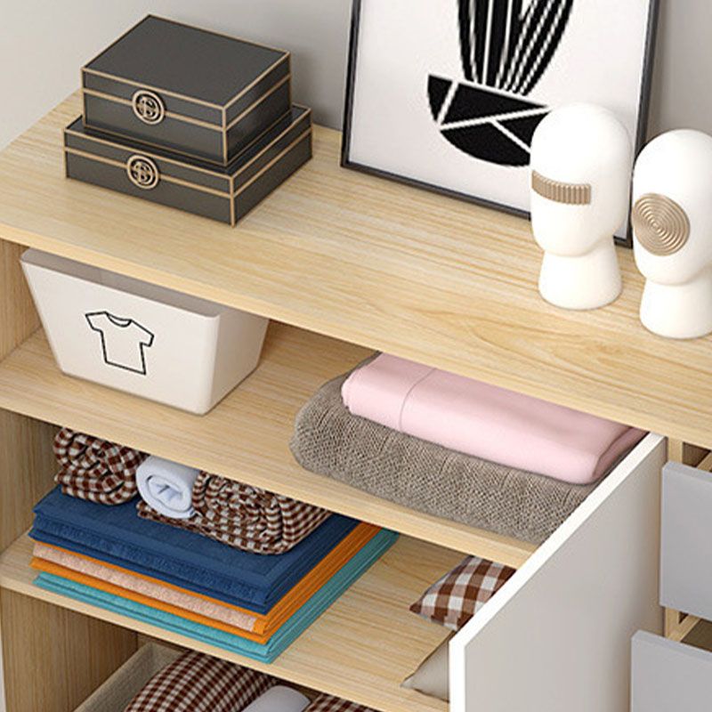 Zeitgenössische Seitenbrettentechnik -Holz Sideboard mit Eichenholzbein für Esszimmer