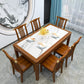 Mid-Century Modern Sintered Stone Table 4 Legs Base Rectangle Table for Home Clearhalo ' dining_table' 'Dining Tables & Seating' 'Dining Tables' 'furn' 'furn_dining_table' 'Furniture' 'furniture_dining_table' 'Kitchen & Dining Furniture' 'kitchen&dining_furn' 'kitchen' 'kitchen_dining_table' 1200x1200_3704894b-59c8-472a-9d2b-b59f8e38ffd2