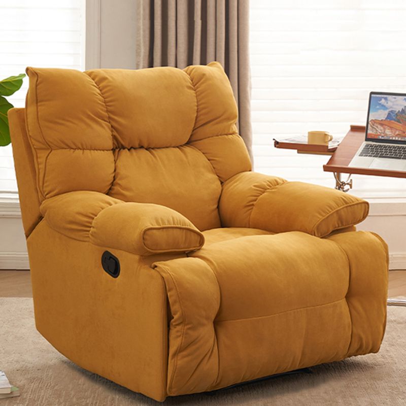 Contemporary Solid Color Standard Recliner Microsuede Recliner Chair Clearhalo 'Chairs & Seating' 'furn' 'furn_recliners' 'Furniture' 'Living Room Furniture' 'Recliners' 1200x1200_3704c594-2b4f-4bb4-b0e5-c5bf8503ffac
