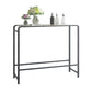 Modern Bar Dining Table Rectangle Indoor Bar Stool Table with Footrest Clearhalo 'Bar Furniture' 'Bar Tables' 'bar_tables' 'furn' 'furn_bar_tables' 'Furniture' 'Kitchen & Dining Furniture' 1200x1200_37064901-7c57-4812-ab92-404acc31bc90