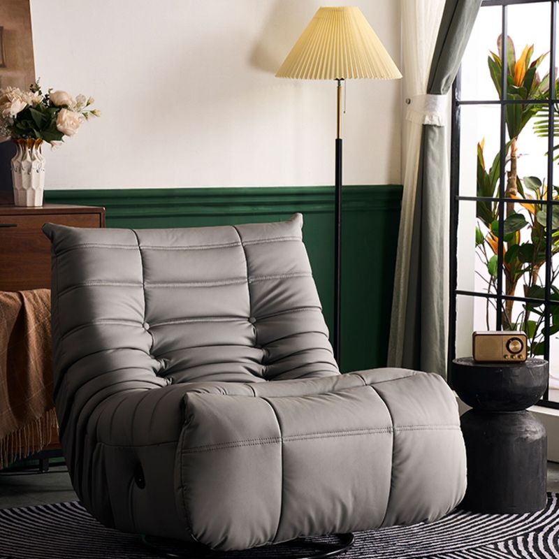 Ricevitore di alette contemporanee reclinabile a pezzi di colore solido per interni