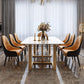 Modern 1/7 Pieces Dining Set Rectangle Stone Dining Table for Dining Room Kitchen