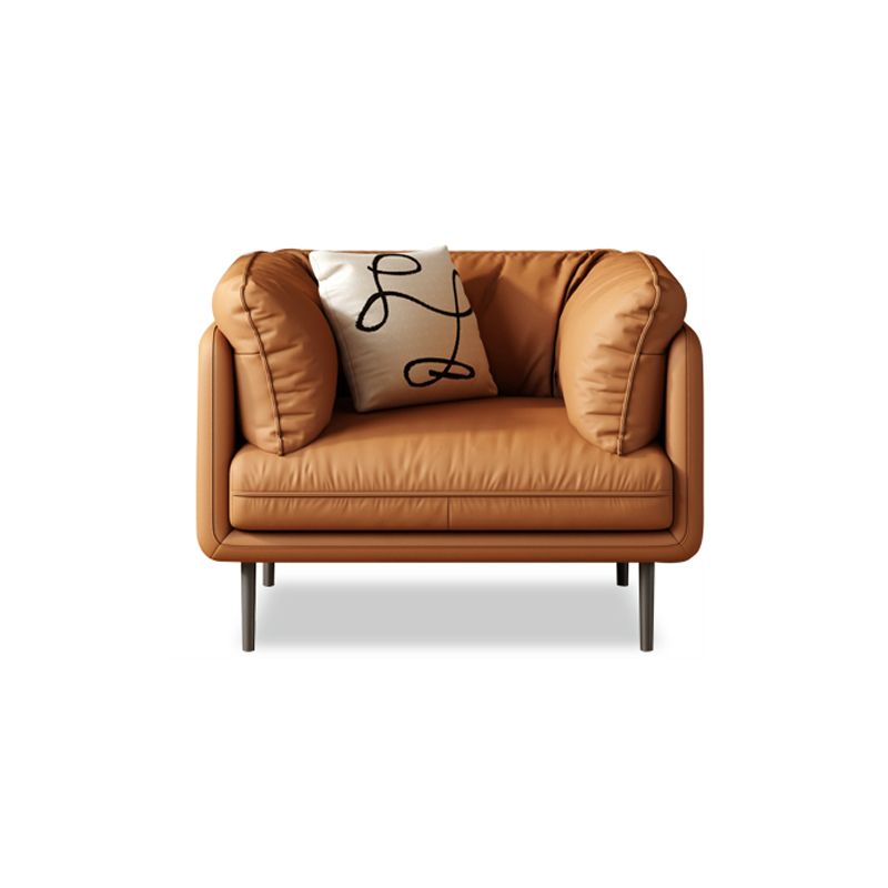 Glam Cushions Standard Pillow Top Arm Stationary Settee for Living Room Clearhalo 'furn' 'furn_sofas' 'Furniture' 'furniture_sofas' 'Living Room Furniture' 'Sofa' 'sofas' 1200x1200_370bce33-2d7e-4e11-8131-bf1483746d5c