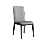 Nordic Style Holzstuhl fester Rücken Küchenseitenstuhl für Esszimmer