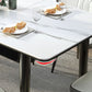 Kitchen Modern Sintered Stone Top Dining Table of Traditional Height with Collapsible Dining Sets Clearhalo 'Dining Room Sets' 'Dining Tables & Seating' 'dining_room_set' 'furn' 'furn_dining_room_set' 'Furniture' 'furniture_dining_room_set' 'Kitchen & Dining Furniture' 'kitchen&dining_furn' 'kitchen' 1200x1200_370d7625-8e09-4377-88c4-fe11d39a6ec0