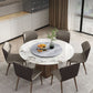 Contemporary Round Shape Dining Set Sintered Stone Top Dining Table Furniture for Restaurant Clearhalo 'Dining Room Sets' 'Dining Tables & Seating' 'dining_room_set' 'furn' 'furn_dining_room_set' 'Furniture' 'furniture_dining_room_set' 'Kitchen & Dining Furniture' 'kitchen&dining_furn' 'kitchen' 1200x1200_370dd440-d822-4ae3-b141-4ce535055145
