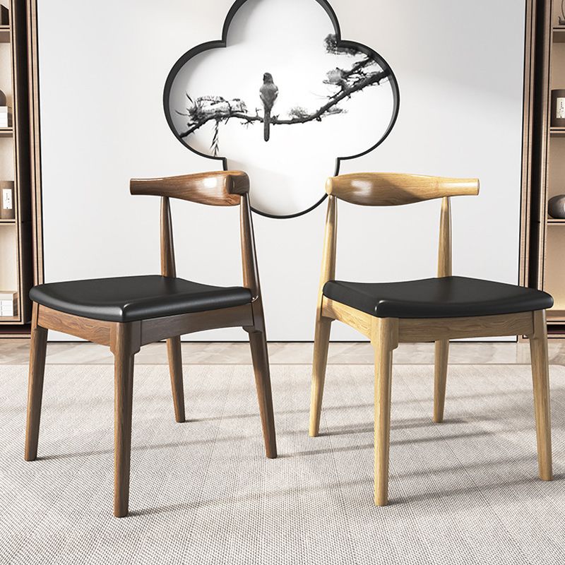 Armless Kitchen Chairs Modern Wooden Side Chairs for Dining Room Clearhalo 'Dining Chairs' 'Dining Tables & Seating' 'dining_chair' 'furn' 'furn_dining_chair' 'Furniture' 'furniture_dining_chair' 'Kitchen & Dining Furniture' 1200x1200_371212a9-309e-49e2-a85c-d237783070de