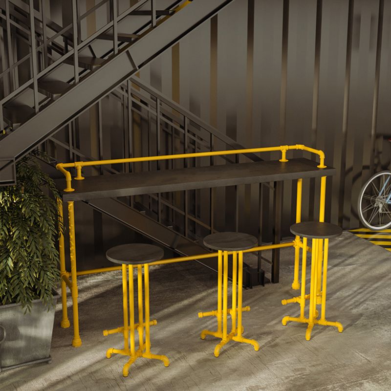 Industrial Yellow Counter Stools Iron Wooden Bar Stools with Footrest (Set of 2) Clearhalo 'Bar Furniture' 'Bar Stools' 'bar_stools' 'furn' 'furn_bar_stools' 'furniture_bar_stools' 'Kitchen & Dining Furniture' 'kitchen&dining_furn' 'kitchen' 'kitchen_furn' Furniture' 1200x1200_3715f0f0-56e6-464f-8d3d-ef763c7a3419