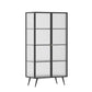 53"H Rectangular Metal Side Board Modern Minimalist Home Sideboard with Door Clearhalo 'buffet_sideboard' 'Buffets & Sideboards' 'furn' 'furn_buffet_sideboard' 'Furniture' 'Kitchen & Dining Furniture' 1200x1200_371638fe-089d-4815-8691-6bcc241cb3dd