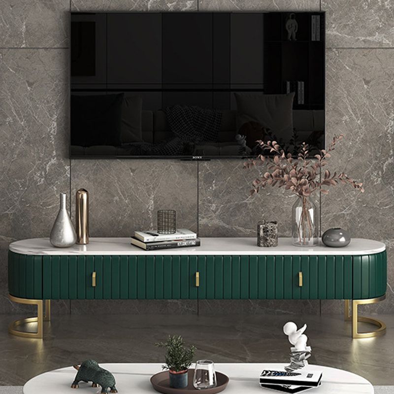 グラムテレビメディアスタンド16 "w密閉ストレージテレビスタンドコンソール付きの引き出し付きコンソール