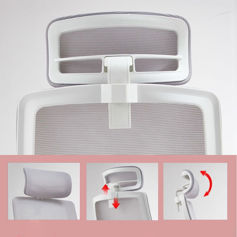 Modern Desk Chair Mesh Office Chair Conference Chair with Wheels Clearhalo 'furn' 'furn_office_chair' 'Furniture' 'Office Chairs' 'Office Furniture' 'office_chair' 1200x1200_3718e1f6-020e-4986-86b0-14c30934a9ae