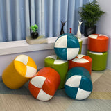 Orange Modern Pouf Water Resistant Round Pouf for Living Room Clearhalo 'furn' 'furn_ottomans_poufs' 'Furniture' 'Living Room Furniture' 'Ottomans & Poufs' 'ottomans_poufs' 1200x1200_371a074b-b2d4-4a80-ada2-4ecb4ba6c944