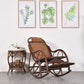 Vintage Style Wood Leisure Lazy Sofa Chair Adjustable Lounge Rocking Chair for Balcony Clearhalo 'Chairs & Seating' 'furn' 'furn_rocking_chairs' 'Furniture' 'Living Room Furniture' 'Rocking Chairs' 'rocking_chairs' 1200x1200_371d235b-e2f7-4782-8352-108511f8f5be