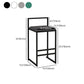 Contemporary Matte Finish Velvet Bar Stool Jewelry Shop Footrest Stool Clearhalo 'Bar Furniture' 'Bar Stools' 'bar_stools' 'Furniture' 'furniture_bar_stools' 'Kitchen & Dining Furniture' 1200x1200_371d3b1a-2825-4b18-b4c1-4dd702022a20