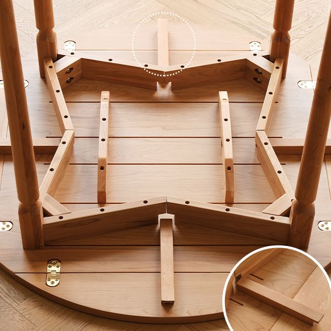 Round Dining Dinette Table Simplicity Style 4-foot Solid Wood Home Furniture Clearhalo ' dining_table' 'Dining Tables & Seating' 'Dining Tables' 'furn' 'furn_dining_table' 'Furniture' 'furniture_dining_table' 'Kitchen & Dining Furniture' 'kitchen&dining_furn' 'kitchen' 'kitchen_dining_table' 1200x1200_371d42d1-9835-45bc-9c18-a1af672ffce4