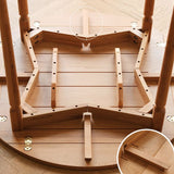 Round Dining Dinette Table Simplicity Style 4-foot Solid Wood Home Furniture Clearhalo ' dining_table' 'Dining Tables & Seating' 'Dining Tables' 'furn' 'furn_dining_table' 'Furniture' 'furniture_dining_table' 'Kitchen & Dining Furniture' 'kitchen&dining_furn' 'kitchen' 'kitchen_dining_table' 1200x1200_371d42d1-9835-45bc-9c18-a1af672ffce4
