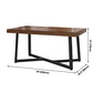 Industrial Solid Wood Dining Table Brown Rectangle Table with Metal Base for Dinning Room Clearhalo ' dining_table' 'Dining Tables & Seating' 'Dining Tables' 'furn' 'furn_dining_table' 'Furniture' 'furniture_dining_table' 'Kitchen & Dining Furniture' 'kitchen&dining_furn' 'kitchen' 'kitchen_dining_table' 1200x1200_371d49e8-8663-4a5b-b791-d8771a2e1860