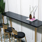 Glam Style Wooden Bar Counter Table Rectangle Bar Counter Table with Metal Legs Clearhalo 'Bar Furniture' 'Bar Tables' 'bar_tables' 'furn' 'furn_bar_tables' 'Furniture' 'Kitchen & Dining Furniture' 1200x1200_37207e5b-c802-4e64-8312-df2a95adbe97