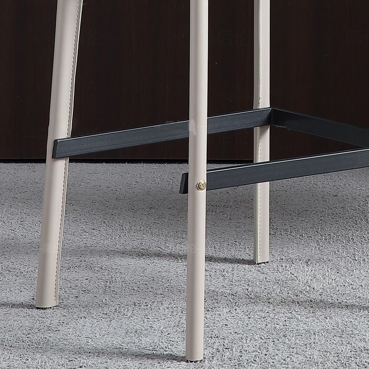 Contemporary Metal Base Bar Stool Armless Low Back Counter Stool Clearhalo 'Bar Furniture' 'Bar Stools' 'bar_stools' 'furn' 'furn_bar_stools' 'Furniture' 'Kitchen & Dining Furniture' 1200x1200_37213a2a-d4c5-430f-bfbd-2c2744f77aff