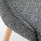 Fabric Dining Side Chair Glam Style Indoor Parsons Armless Chair of 17'' Wide Clearhalo ' kitchen&dining_furn' 'Dining Chairs' 'Dining Tables & Seating' 'dining_chair' 'Furniture' 'furniture_dining_chair' 'Kitchen & Dining Furniture' 'kitchen' 1200x1200_3723b4fc-7184-4853-a0d6-8c02560babc3