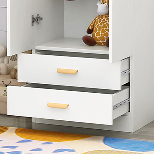 Eigentijdse stijl garderobe armoire houten garderobe kast voor slaapkamer
