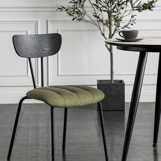 Industrial Upholstered Side Chair Open Back Matte Finish Dining Chair (Set of 4) Clearhalo ' kitchen&dining_furn' 'Dining Chairs' 'Dining Tables & Seating' 'dining_chair' 'furn' 'furn_dining_chair' 'Furniture' 'furniture_dining_chair' 'Kitchen & Dining Furniture' 'kitchen' 1200x1200_372490db-7276-4764-a234-470909c191f9