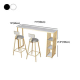 Banco bar da bistrot contemporanei al coperto con portata a doppio tavolo da bar di bistrot piedistallo